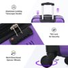 Hardshell Luggage Sets 24" / Bag Spinner Suitcase With Tsa Lock Lightweight - Purple - Image 4