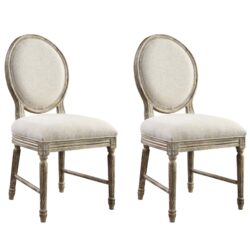 Ludin - Upholstered Dining Chairs (Set of 2) - Brown