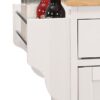 Tullarick - Kitchen Cart - Natural / White - Image 5