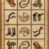 Tribes - 2' X 3' Southwest Area Rug - Beige - Image 8