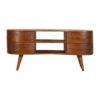 Wave Entertainment Unit - Chestnut - Image 10