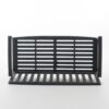 Farmhouse Style Loja Bench Outdoor Seating - Dark Gray - Image 9