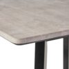 Modern Bar Height Dining Table, Rubberwood Legs And Laminate Table Top - Gray / Black - Image 8