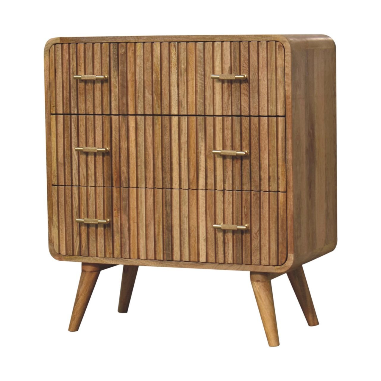 T Bar Ridged Chest - Brown - Image 4