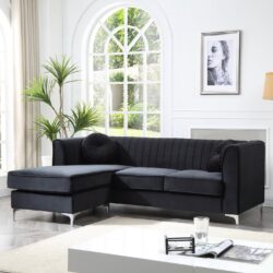 Delray - Sofa Chaise - Black