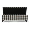 Contemporary Storage Ottoman With Seating And Storage - Black - Image 9