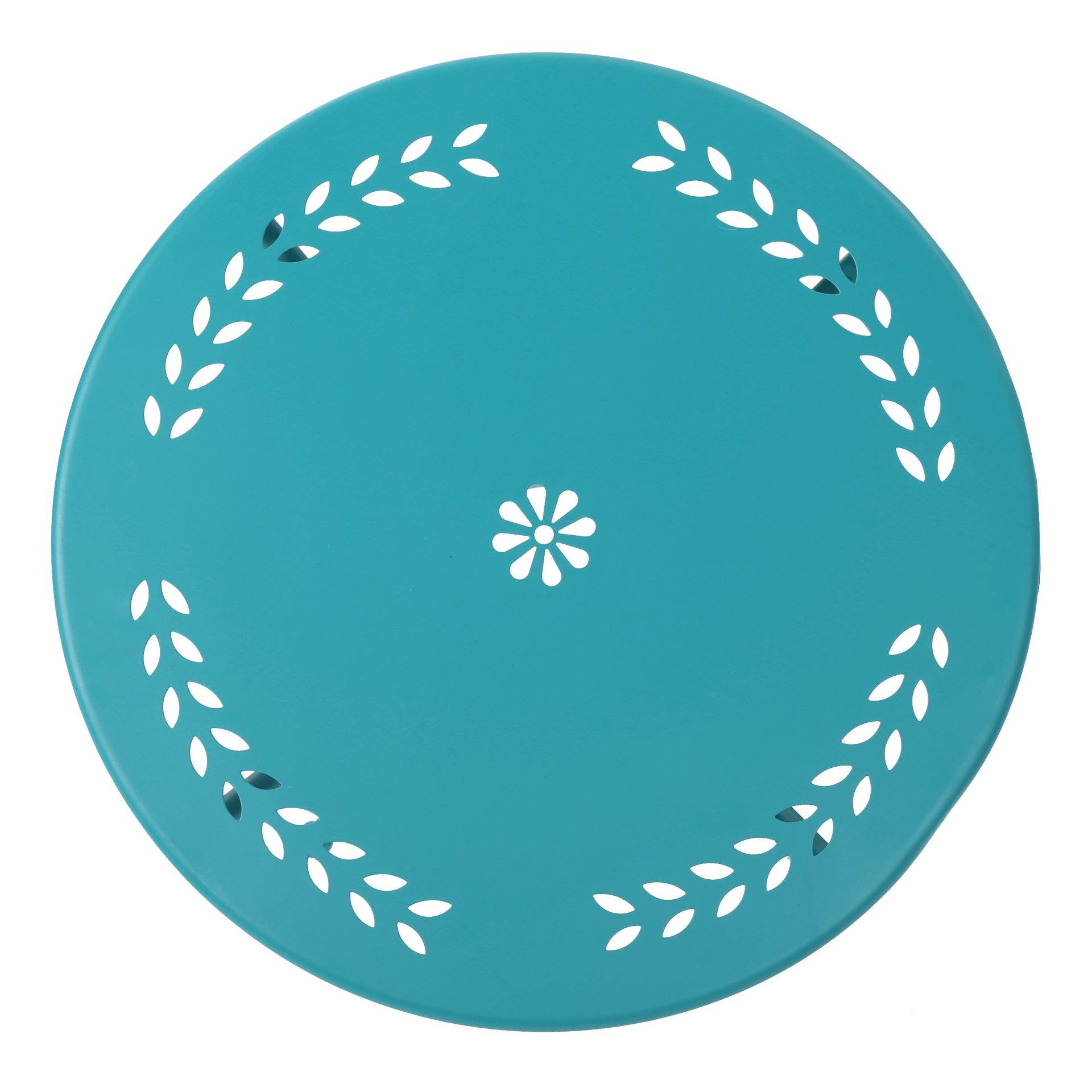 Lourdes - 3 Piece Metal Set - Teal - Image 11