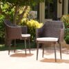 Kenneth - Outdoor Dining Chairs (Set of 2) With Cushions - Brown Multi - Image 5