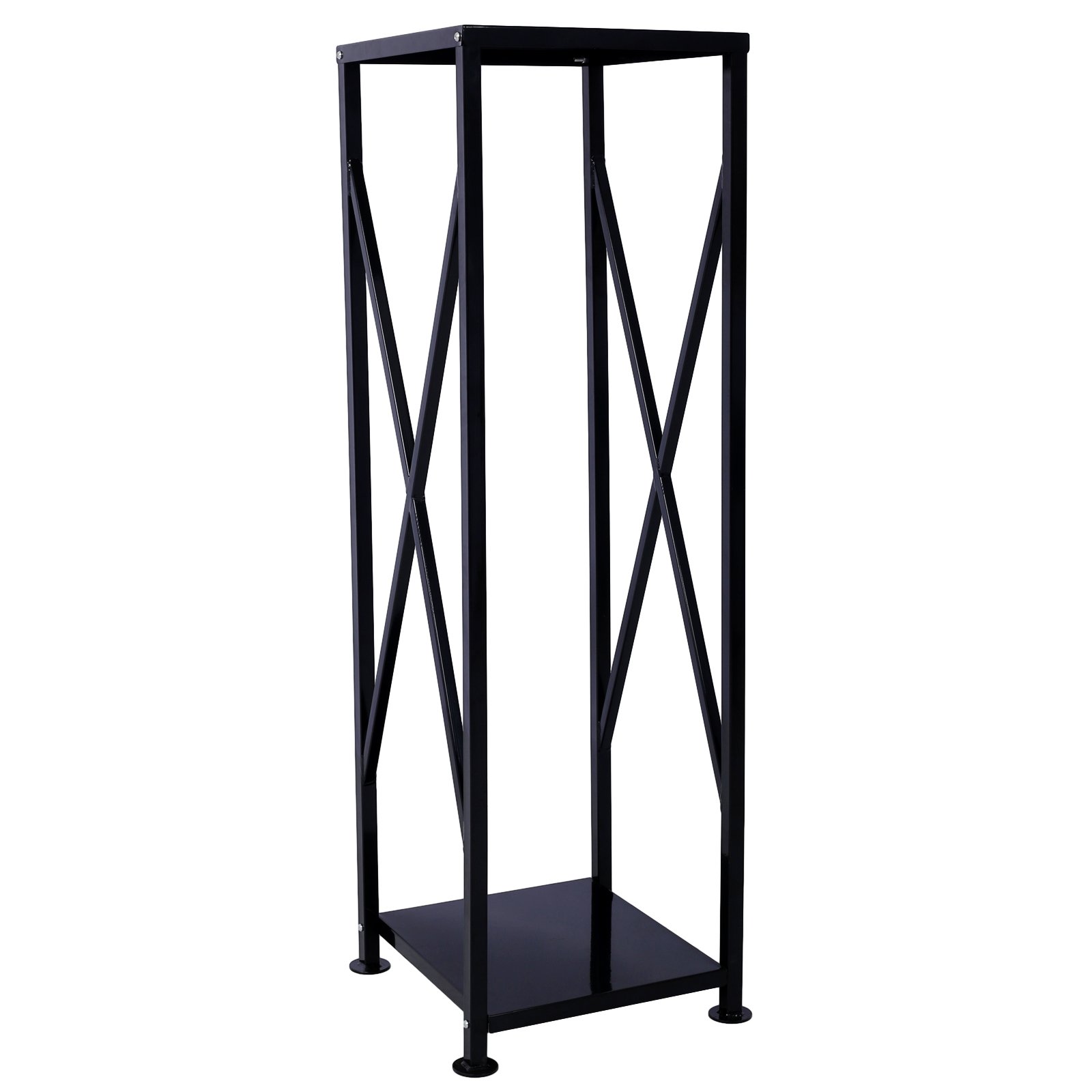 Decorative Firewood Storage Log Rack Holder For Outdoor Indoor Fireplace Fireplace Storage Log Rack Holder Wood Storage Logs Holder Fireside Holders - Black - Image 5
