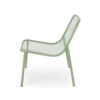 Outdoor Iron Chair With Mesh Design - Green - Image 7