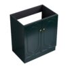 Modern 30" Freestanding Bathroom Vanity With Soft Close Cabinet Doors, Excluding Sink - Dark Green - Image 6