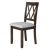 3 Piece Kitchen Dining Set With Drop Leaf Dining Table And 2 Dining Upholstered Chairs, Dining Room Set For Small Places - Brown - Image 15