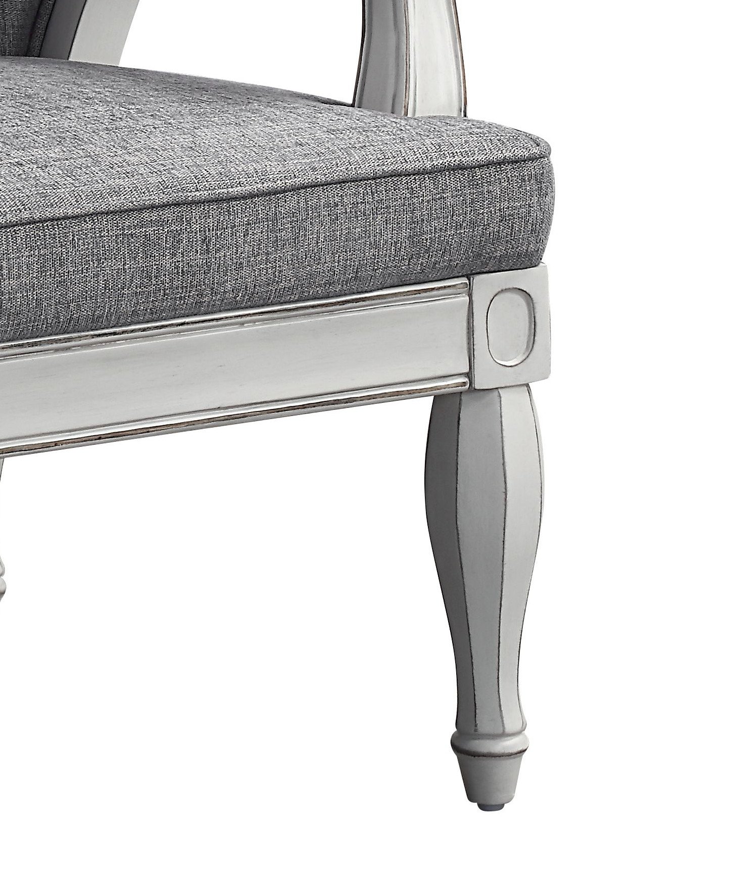 Florian - Antique Chair - Gray / White - Image 8