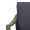 Samwell - Club Chair Outdoor Seating Acacia Wood - Dark Gray - Image 12