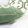 Dora - Vintage Vine Pillow Cover With Matching Back - Green - Image 5