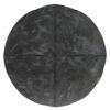 Connor - Round Pouf - Distressed Black - Image 3