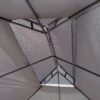 Outdoor Patio Gazebo Canopy Tent With Ventilated Double Roof And Mosquito Net (Detachable Mesh Screen On All Sides), Suitable For Lawn, Garden, Backyard And Deck - Gray - Image 14