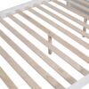 Full Over Full Bunk Bed With 2 Drawers And Multi-Layer Cabinet - White - Image 13