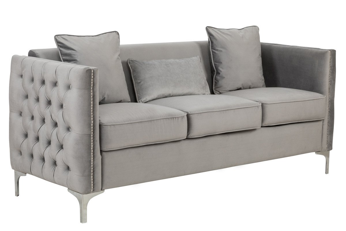 Bayberry - Sofa Loveseat Living Room Set - Gray - Image 3