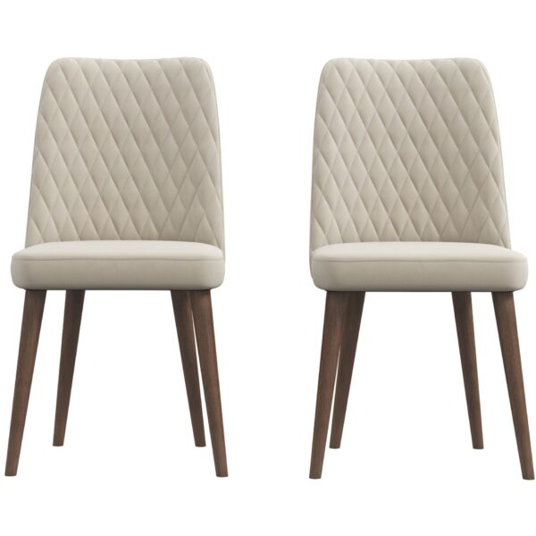 Katie - Mid-Century Modern Dining Chair (Set of 2) - Multi