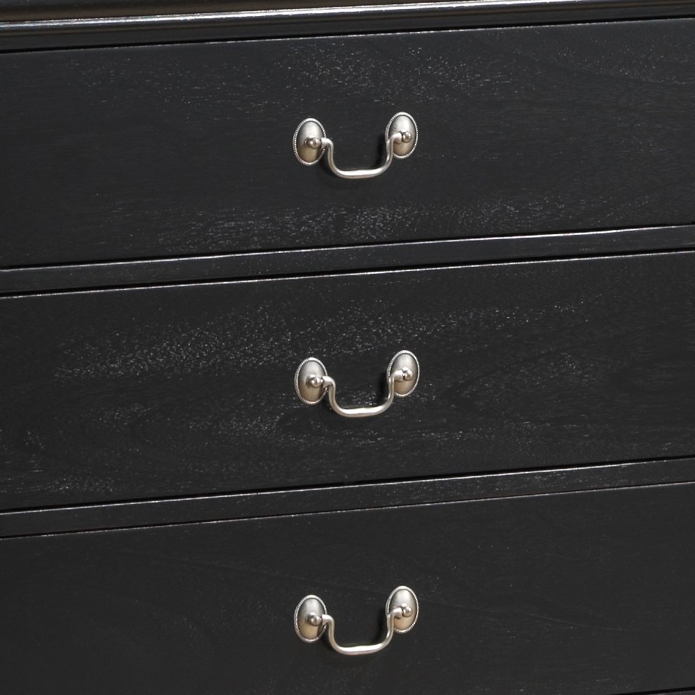 Elegant Traditional Storage Dresser - Black - Image 3