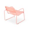 Modern Conrad Chair Set With Metal Frame - Coral - Image 7