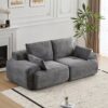 Compressed Sofa, 2 Seater Large Sectional Couches For Living Room - Gray - Image 11