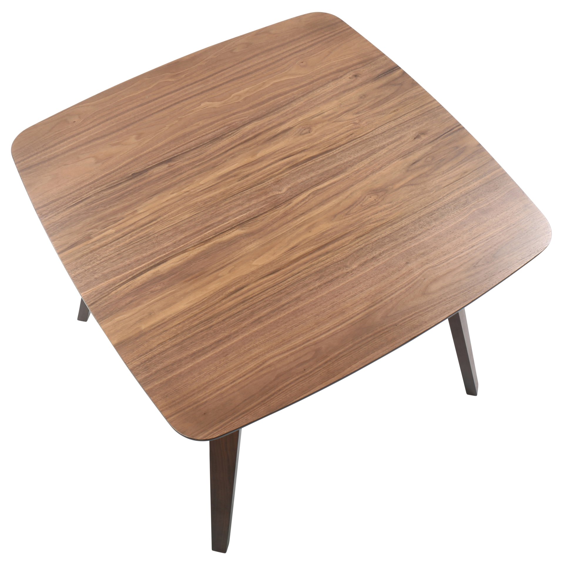 Folia - Mid-Century Modern Dinette Table - Walnut - Image 5