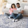 Marfi - 2' X 3' Bordered Area Rug - Brown / Ivory - Image 4