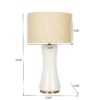 Cascade - Lamp Base Table Lamp - Beige / Gold / White - Image 3
