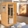 Infrared Sauna Room Single Room - Natural - Image 5