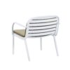 Luna - Outdoor Club Chair Cushion (Set of 2) - Green / White - Image 9