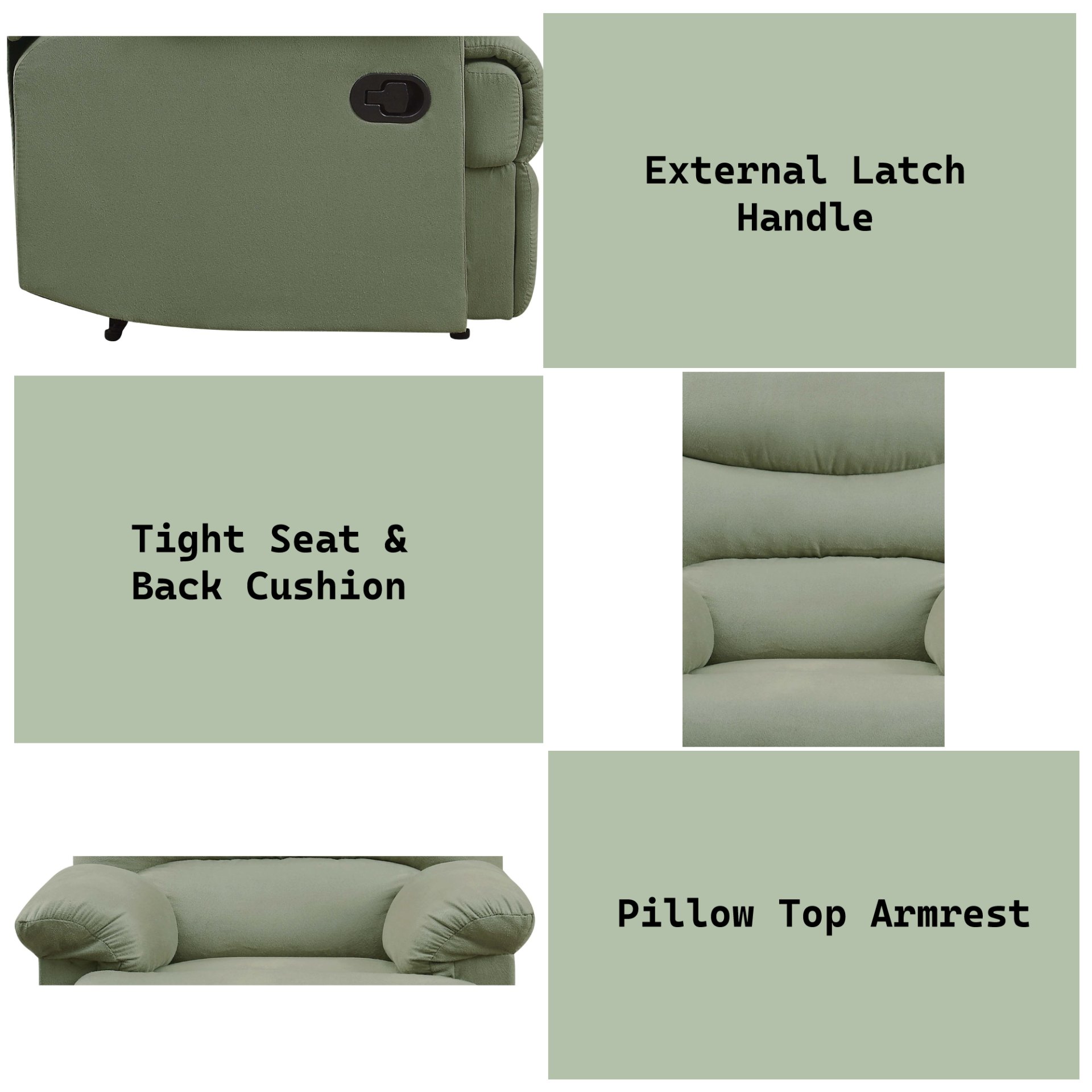 Arcadia - Micro Motion Recliner - Sage - Image 3
