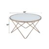 Valora - Glass Top Coffee Table - Champagne - Image 7
