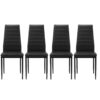 Dining Chair (Set of 4) - Black - Image 2