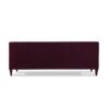 Jack - Modern Tuxedo Tufted Sofa - Burgundy - Image 2