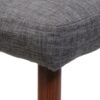 Modern Dining Chair With Iron Legs And - Light Gray - Image 12