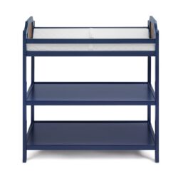 Brees - Changing Table - Midnight Blue, Brownstone
