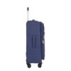 3 Piece Set (18/Travelbag/Toiletry Bag), Softshell Suitcase Spinner Wheels Terylene Polyester Luggage Sets Carry On Suitcase Luggage Lightweight Durable Suitcase - Blue - Image 5