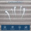 Modern L Shaped Sectional Sofa With Memory Foam & Steel Frame, Corduroy Fabric - Light Gray - Image 7