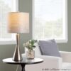 Gemma - Contemporary Table Lamp (Set of 2) - Nickel / Gray - Image 5