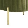 Chloe - Modern Glam Storage Bench - Olive Green - Image 12