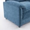 Oversized Reading Armchair With Thick Cushions, High Back Support - Blue - Image 16
