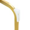 Luxury Simple Arch Chair (Set of 6) Dining Chair With Metal Legs - White / Gold - Image 9
