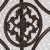 Darcie - Wrought Iron Fireplace Screen Ornate Design - Golden Black - Image 7