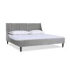 Aspen - King Vertical Tufted Modern Headboard Platform Bed Set - Opal Gray - Image 3