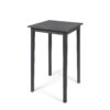Outdoor Minimalist Acacia Wood Square Bar Table - Dark Gray - Image 7