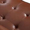 Comfy 3 Seat Sofa With Wooden Legs, For Living Room And Study - Light Brown - Image 12