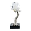 Aluminum Candle Holder With Marble Stand - Multicolor - Image 11