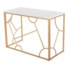 Constellation - Contemporary Desk - Gold / White - Image 3